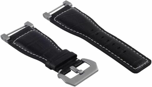 Ewatchparts 24mm Compatible With Suunto Core Replacement Leather Watch Band Strap With Stainless Steel Adapter in Kuwait