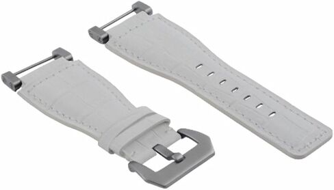 Ewatchparts 24mm Compatible With Suunto Core Replacement Leather Watch Band Strap With Stainless Steel Adapter in Kuwait