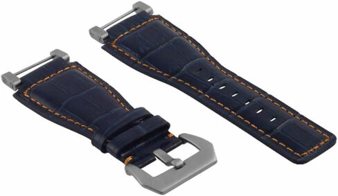 Ewatchparts 24mm Compatible With Suunto Core Replacement Leather Watch Band Strap With Stainless Steel Adapter in Kuwait