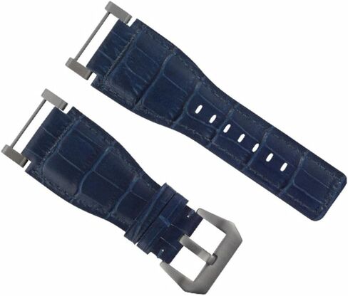 Ewatchparts 24mm Compatible With Suunto Core Replacement Leather Watch Band Strap With Stainless Steel Adapter in Kuwait