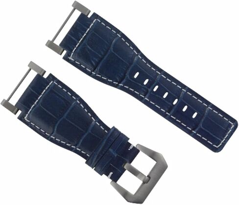 Ewatchparts 24mm Compatible With Suunto Core Replacement Leather Watch Band Strap With Stainless Steel Adapter in Kuwait