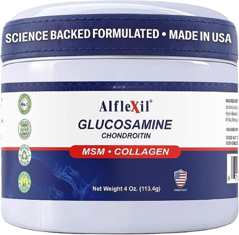 Premium Glucosamine & Chondroitin Nutritional Supplement - Healthy Joint, Bone & Knee Support - Rich in MSM & Collagen - Organic Natural Ingredients - Made in USA - 120 Capsules 2 Pack in Saudi Arabia