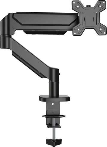 Yoventure Single Monitor Desk Mount Arm, Fits 17-32 Inch Screens, 9KG Weight Capacity, Sag-Proof Clamp Stand in Saudi Arabia