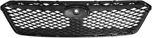 IKON MOTORSPORTS Front Upper Grille, Compatible with 2017-2019 Subaru Impreza, Sport Style Gloss Black ABS Plastic Replacement Front Bumper Hood Grill 1PC in Saudi Arabia