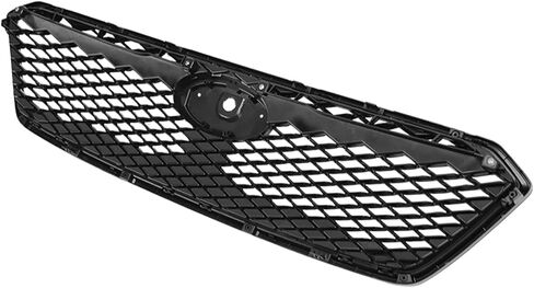 IKON MOTORSPORTS Front Upper Grille, Compatible with 2017-2019 Subaru Impreza, Sport Style Gloss Black ABS Plastic Replacement Front Bumper Hood Grill 1PC in Saudi Arabia