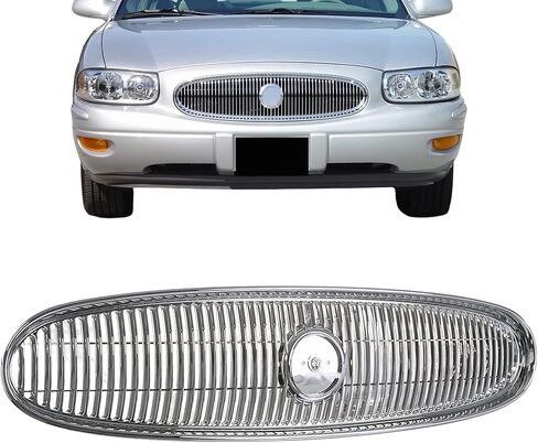شبكة أمامية جديدة من الكروم تناسب 2000-2005 BUICK LeSabre Custom Limited GM1200427 25767965 in Kuwait