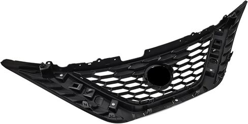 YLT غطاء المصد الأمامي للسيارات العلوي استبدال المصبغة الكفن الأمامي قرص العسل مدخل هواء أسود مع تقليم الكروم صالح 2016-2018 لنيسان سنترا in Kuwait