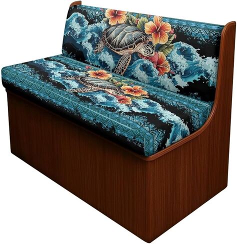Peach Blossom Hummingbird Pattern RV Dinette Cushions Covers Soft Camper Seat Covers Dinette Booth Camper Cushion Covers Sofa Slipcovers Accessories for Travel Trailer Couch in Saudi Arabia