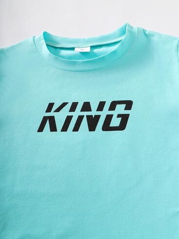 Boys Clothes Summer 2 Piece Outfits Short Sleeve T-Shirts and Shorts Kids Fashion Clothing Sets in Saudi Arabia