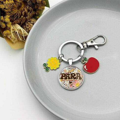 Paraprofessional Gifts Para Keychain for Christmas Retirement Birthday Teachers Day Thank You Gifts for Teacher Assistant Aide Paraeducator Healthcare Worker Paraprofessional Appreciation Jewelry in Kuwait