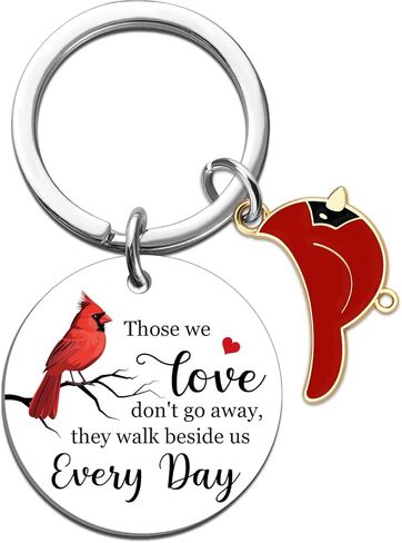 Cardina Keychain Grief Gifts for Women Sympathy Gifts for Loss of Loved One In Memory of Loved One Gift Bereavement Condolences Gift for Loss Funeral Favors Miscarriage Grieving Keyring in Kuwait