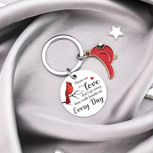 Cardina Keychain Grief Gifts for Women Sympathy Gifts for Loss of Loved One In Memory of Loved One Gift Bereavement Condolences Gift for Loss Funeral Favors Miscarriage Grieving Keyring in Kuwait