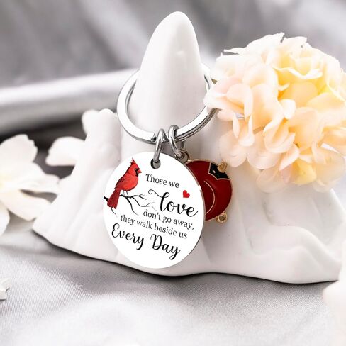Cardina Keychain Grief Gifts for Women Sympathy Gifts for Loss of Loved One In Memory of Loved One Gift Bereavement Condolences Gift for Loss Funeral Favors Miscarriage Grieving Keyring in Kuwait