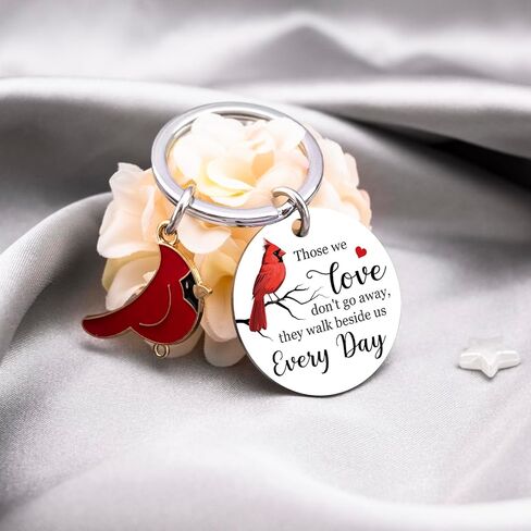 Cardina Keychain Grief Gifts for Women Sympathy Gifts for Loss of Loved One In Memory of Loved One Gift Bereavement Condolences Gift for Loss Funeral Favors Miscarriage Grieving Keyring in Kuwait