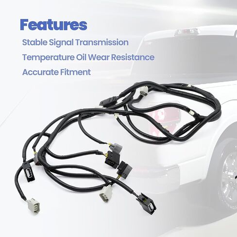 ASTROSYNC Tail Lamp Wiring Harness Fit for Ford F-150 2011-2014 w/o ABS-Hill Decent Replace BL3Z-13A409-B Left and Right Side in Kuwait