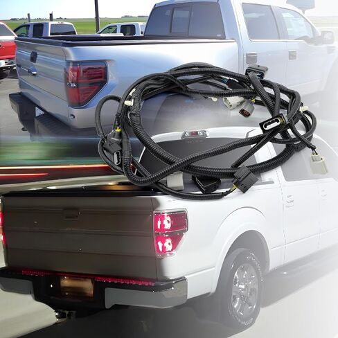 ASTROSYNC Tail Lamp Wiring Harness Fit for Ford F-150 2011-2014 w/o ABS-Hill Decent Replace BL3Z-13A409-B Left and Right Side in Kuwait