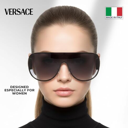 Versace VE2166 PILOT Shape Sunglasses with Luxury Eyewear kit in Saudi Arabia