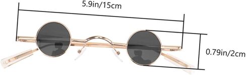 BESTYASH 2pairs Vintage Round Frame Sunglasses for Retro Style Unisex Eyewear Uv for Outdoor Travel and Fun Occasions in Kuwait