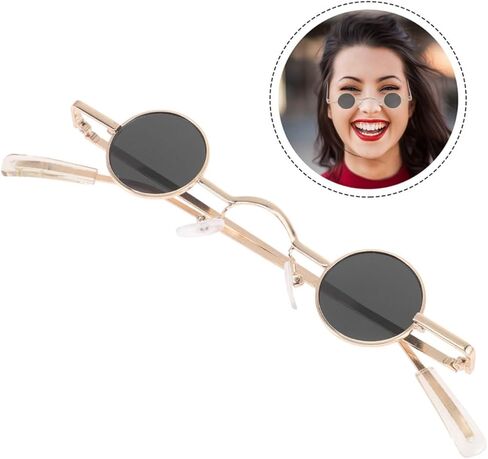 BESTYASH 2pairs Vintage Round Frame Sunglasses for Retro Style Unisex Eyewear Uv for Outdoor Travel and Fun Occasions in Kuwait