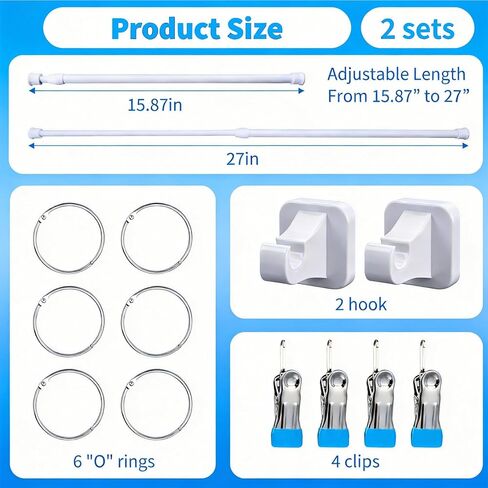 قطعتان من قضيب مغناطيسي للسبورة البيضاء في الفصل الدراسي - حامل مخطط مرساة قابل للتعديل مقاس 17-30 بوصة للمعلمين - حامل تقويم مغناطيسي عالي التحمل للأبواب المعدنية والمكاتب والملصقات المعلقة والخرائط in Kuwait