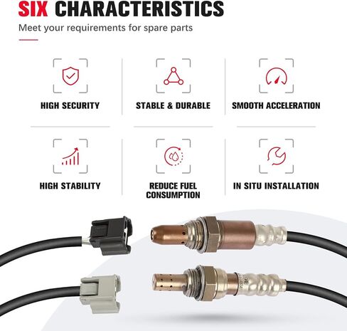 Oxygen Sensor Upstream Downstream 2PCS O2 Sensor 234-4535 234-9104 226931MR0A for Nissan Altima 2013 2014 2015 2016 2017 2018 2.5L for Nissan Juke 2011 2012 2013 2014 2015 1.6L Heated 4 Wire Sensor in Saudi Arabia