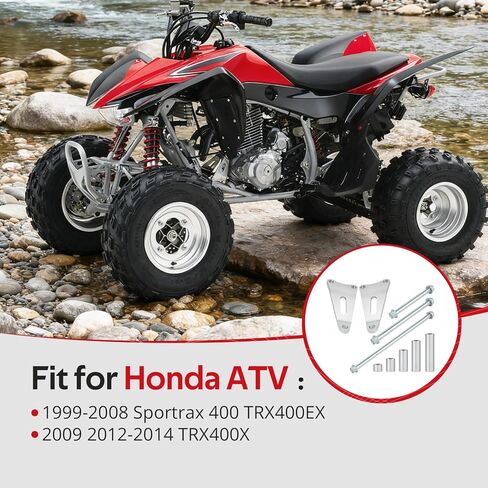 JAVIK Engine Motor Mounts Bolts Spacers Brackets Set for Honda Sportrax 400 TRX400EX 1999-2008 TRX400X 2012-2014 O.E.M# 50351-HN1-A20 50531-HN1-000 in Saudi Arabia