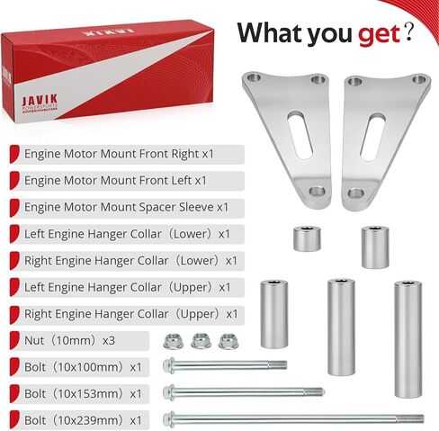 JAVIK Engine Motor Mounts Bolts Spacers Brackets Set for Honda Sportrax 400 TRX400EX 1999-2008 TRX400X 2012-2014 O.E.M# 50351-HN1-A20 50531-HN1-000 in Saudi Arabia