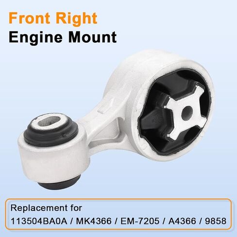 1PCS Front Right Engine Torque Strut Mount Replacement for 2014-2020 Nissan Rogue/ X-Trail/ Koleos 2.5L Replacement for OE A4366 in Saudi Arabia