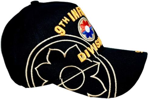 9th Infantry Division Ball Cap Hat Black Embroidered Acrylic Army H3 in Saudi Arabia