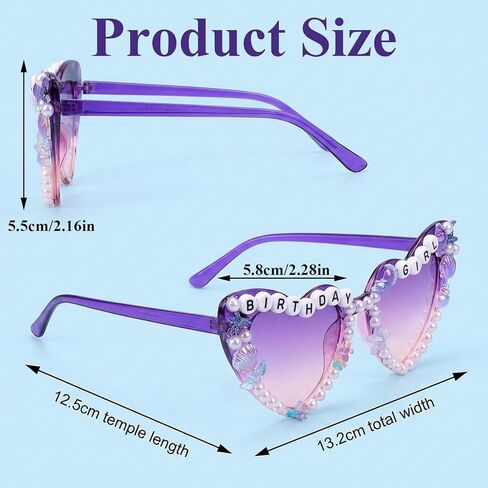 نظارات شمسية لعيد الميلاد على شكل حورية البحر ديكورات عيد الميلاد على شكل قلب حورية البحر نظارات شمسية بلؤلؤ صدفي لتزيين الحفلات للنساء هدايا عيد الميلاد in Kuwait