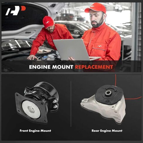 A-Premium 2PCS Front and Rear Engine Motor Mount Set Compatible with Honda Pilot 2003-2008, Ridgeline 2006-2009 & Acura MDX 2001-2006, 3.5L, AWD in Saudi Arabia