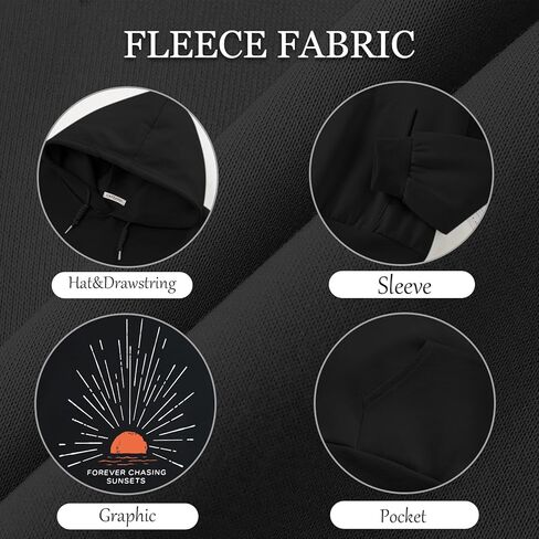 رسم غروب الشمس للنساء، سترة بغطاء للرأس بتصميم غروب الشمس Beachy Y2k، للعطلات الجمالية للشاطئ، سترة فضفاضة بقلنسوة in Kuwait