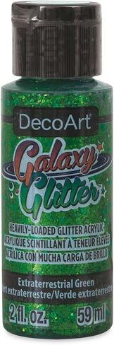 Deco Art DecoArt Galaxy Glitter Acrylic Paint 2oz-Extraterrestrial-Green in Kuwait