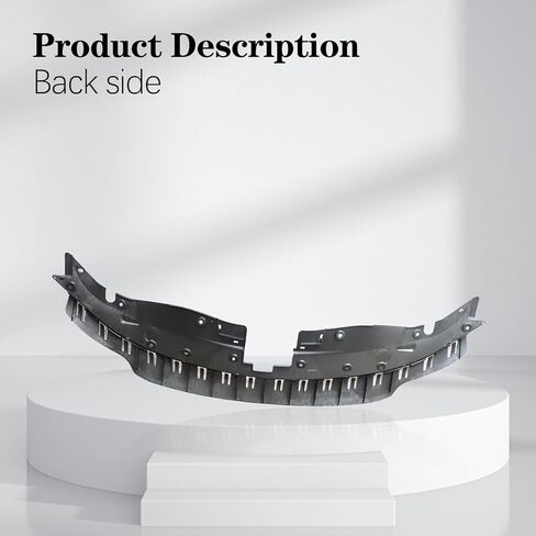 غطاء علوي مصبغة غطاء دعم المبرد درع علوي من البلاستيك الأمامي متوافق مع دودج تشارجر 2015-2020 لـ 68226530AD/68226530AF CH1224101 in Kuwait