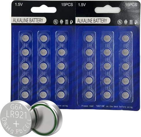 Youchen 370 371 LR921 بطارية زر قلوية 30 حزمة AG6 LR920 SR920SW 1.5 فولت بطاريات ساعة الخلية in Kuwait
