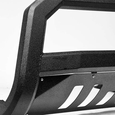 Textured Black AVT Style Bull Bar Brush Push Front Bumper Grill Grille Guard With Skid Plate Compatible With 10-18 Dodge Ram 2500/3500 in Kuwait