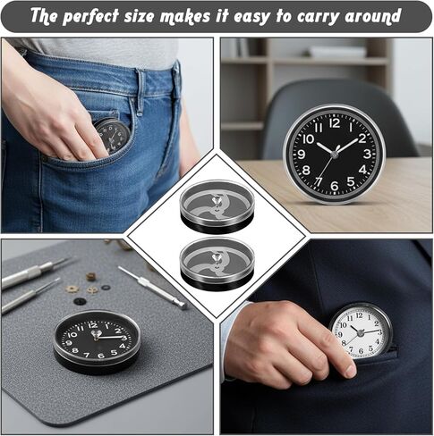 قطعتان من صندوق تخزين الساعة لأقراص الساعة، وحامل حركة الساعات، وصندوق تخزين واقي القرص، ومنظم حماية من الخدش لمكونات الساعة، بقطر 5.08 سم in Kuwait