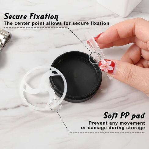 قطعتان من صندوق تخزين الساعة لأقراص الساعة، وحامل حركة الساعات، وصندوق تخزين واقي القرص، ومنظم حماية من الخدش لمكونات الساعة، بقطر 5.08 سم in Kuwait