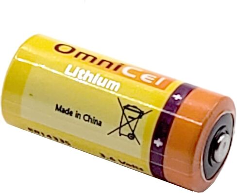 OmniCel ER14335 3.6V 1.65Ah 2/3AA Lithium Button Top Battery Replaces Tadiran TL-2155 TL-4955 TL-5155 TL-5955, Xeno XL-055F For use with Industrial PC, Computer RAM, Medical equipment in Kuwait