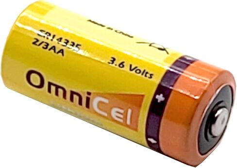 OmniCel ER14335 3.6V 1.65Ah 2/3AA Lithium Button Top Battery Replaces Tadiran TL-2155 TL-4955 TL-5155 TL-5955, Xeno XL-055F For use with Industrial PC, Computer RAM, Medical equipment in Kuwait