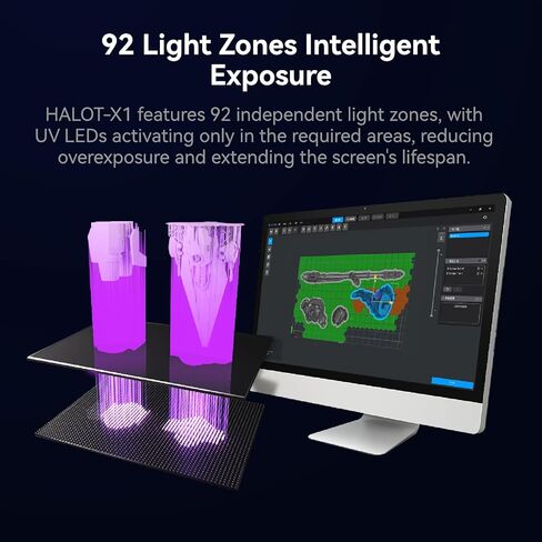 Creality 3D Printer Resin for Halot-Mage, 1kg(2.2lbs) 8K High Precision Resin for 8K LCD 3D Printing, 405nm UV-Curing Resin, Quick Curing, Low Shrinkage, Excellent Fluidity (Grey) in Saudi Arabia