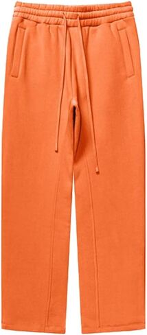 بنطلون رياضي رجالي من Farm4Far مصنوع من الصوف الناعم للجنسين الهيب هوب 345 جرام بجيب كبير الحجم من مزيج ثقيل من القطن غير رسمي in Kuwait