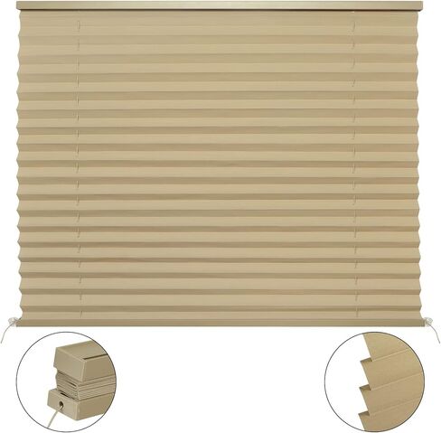 RV Blinds Shades for Window,32" W x 24" L RV Pleated Shades RV Camper Blinds and Shade for RV Camper Travel Trailers Motorhome-2 Pack in Saudi Arabia
