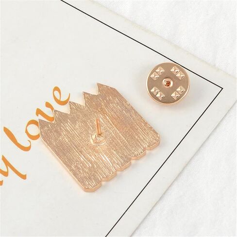 Colorful Pencil Brooches Pins Gold Plated Funny Charm Enamel Rainbow Pen Book Brooch Lapel Pin for Women Students Teachers Appreciation Back to School Backpack Clothes Dress Hat Accessories in Saudi Arabia