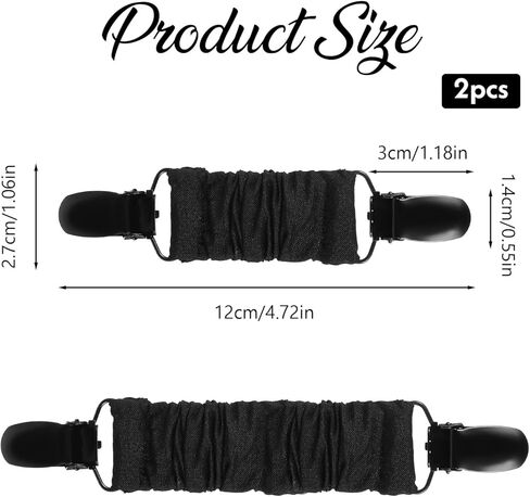 Sweater Clips Back Cinch Waist Cincher Clip Dress Clips Vintage Back Shawl Cardigan Collar Clip to Tighten Dress Pant Waist Tightener Shirt Brooch for Women Clothing(2Pcs) in Kuwait