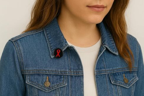 Multiple Sclerosis (MS) Orange Awareness Ribbon Metal Lapel Hat Pin Te Tack Pinback 0.75" in Kuwait