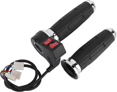 KIMISS Electric Bike Throttle Grip with Forward and Reverse Gear for 3 Speed Control Throttle Handle Grips Electric Bicycle Accessories 1 Pair in Saudi Arabia