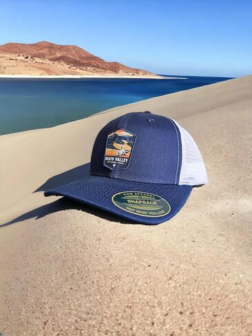 California Nevada Trucker Hat w/Death Valley National Park Woven Patch in Saudi Arabia