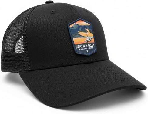 California Nevada Trucker Hat w/Death Valley National Park Woven Patch in Saudi Arabia