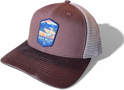 California Nevada Trucker Hat w/Death Valley National Park Woven Patch in Saudi Arabia